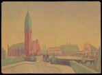Perspectieftekening.
              <br/>
              Stadsarchief Amsterdam, ca. 1928